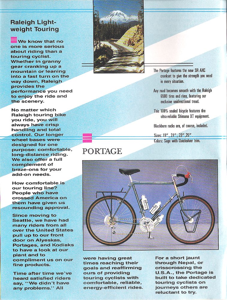 1986 Raleigh Product Catalog